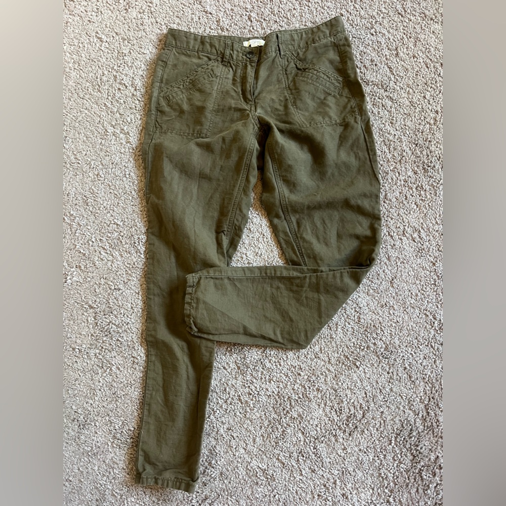 Loft jeans size 2. Army green.